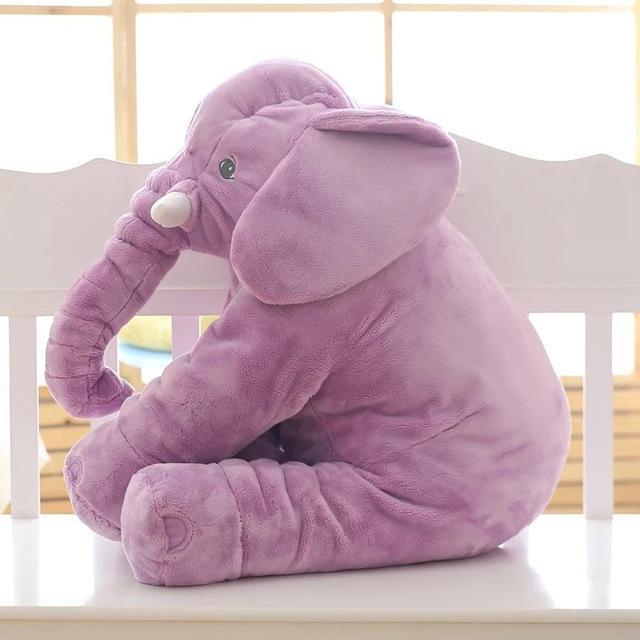 Peluche géante éléphant grand format 40 ou 60 cm en coton doudou enfant 