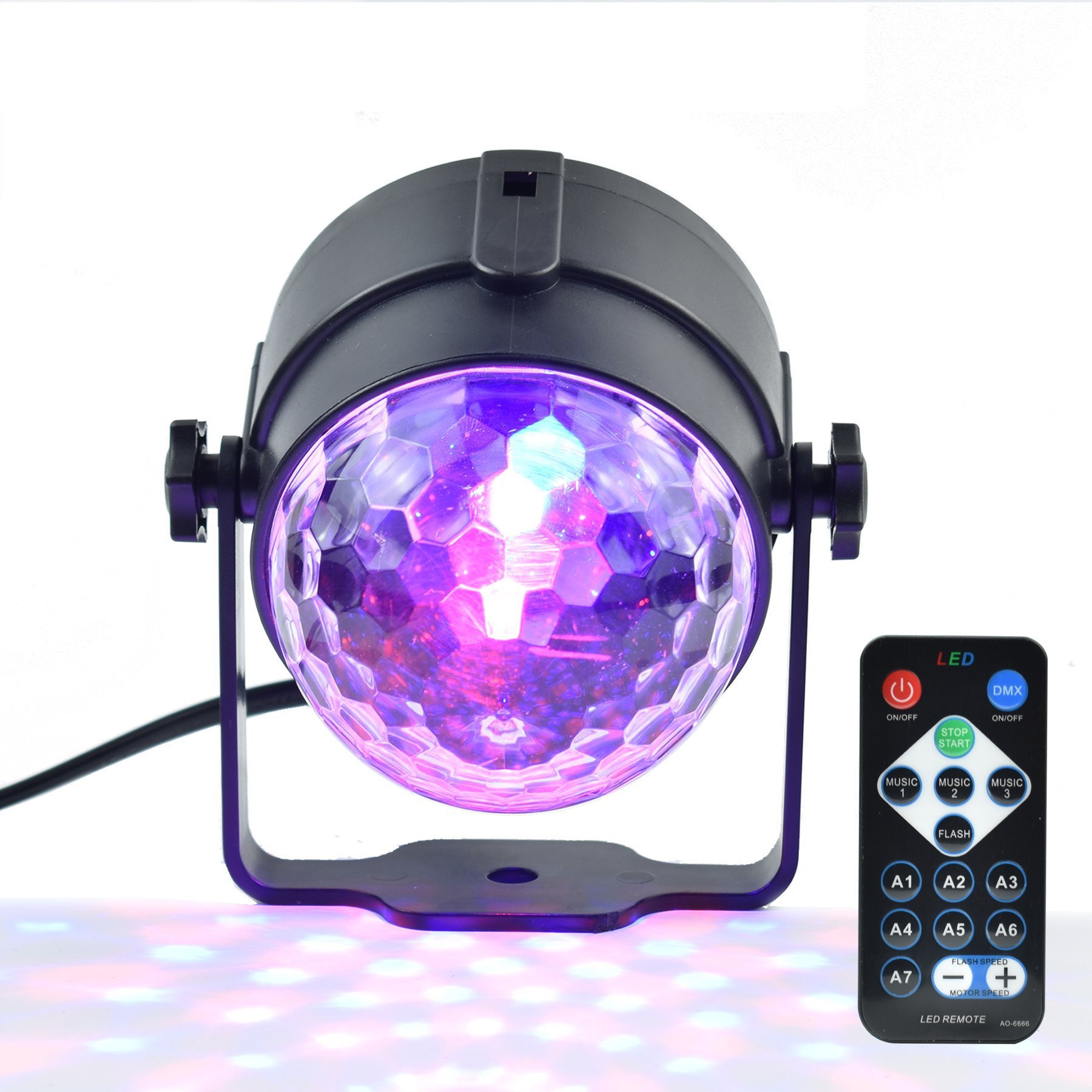 Projecteur Lumière Lucioles LED Étoiles - IP65 Étanche - Télécommande - 3 M Câble - Pour Jardin, Noël, Fêtes