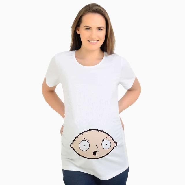 T-shirt de grossesse avec humour imprimé