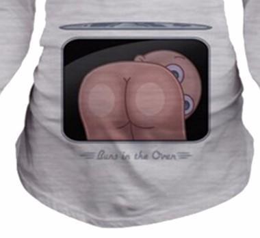 T-shirt de maternité avec humour imprimé