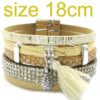 Super bracelet en cuir pour femmes