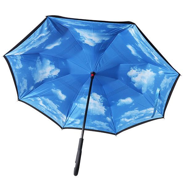 Super parapluie inversé double couche
