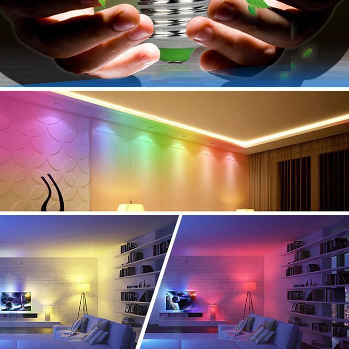 Lampe multicolore avec télécommande