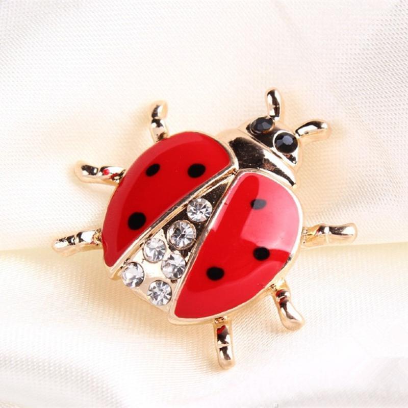 Broches Strass Coccinelle