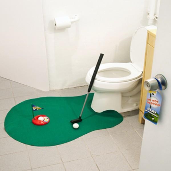 Super mini golf pour toilette