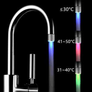 Embout à LED avec indicateur de température