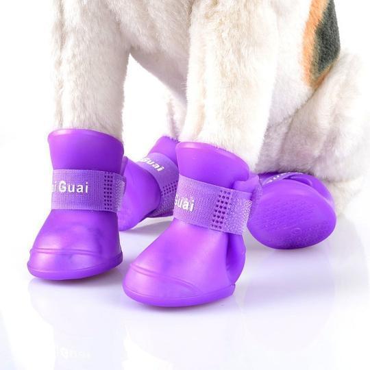 Chaussures imperméables pour chien ( 4 pièces )