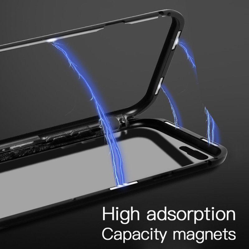 Mangetio : Etui magnétique en verre pour Samsung