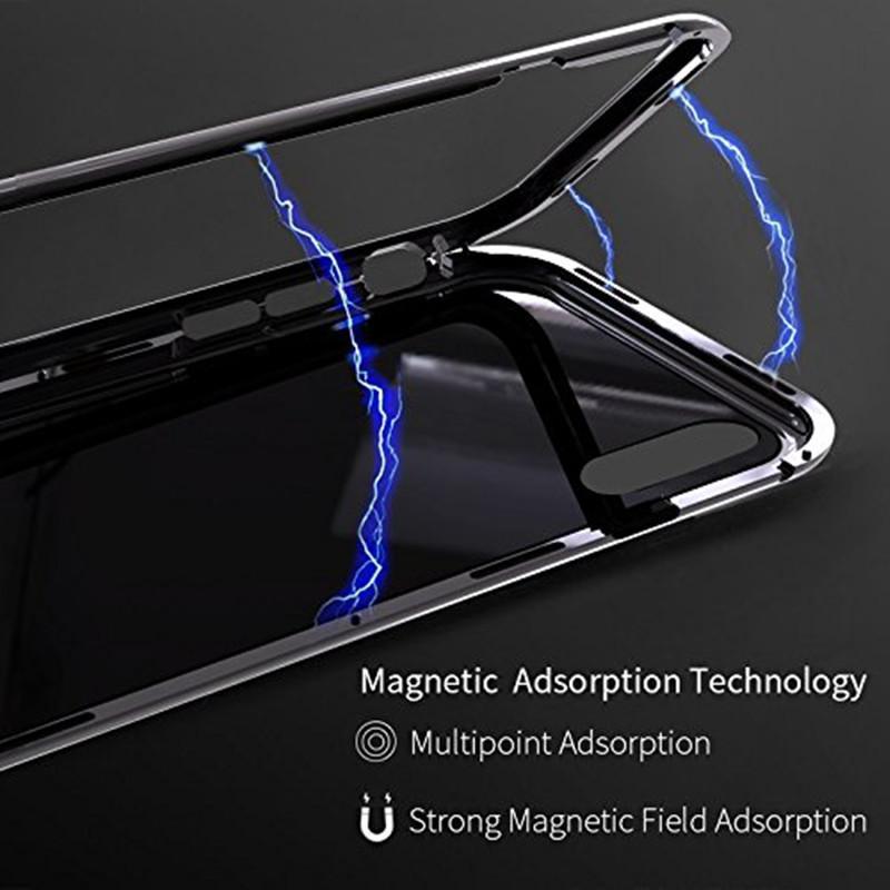 Mangetio : Etui magnétique en verre pour Huawei