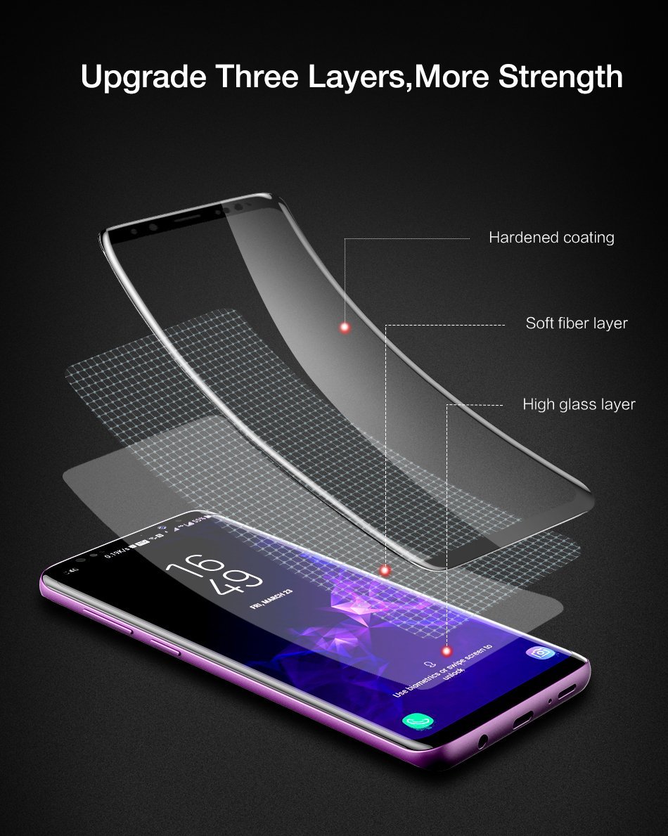 Verre trempé 3D pour écran Samsung Galaxy
