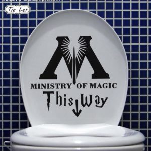 Stickers ministère de la magie par ici ( 5 pièces )