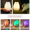 Cute lampe chat led rechargeable