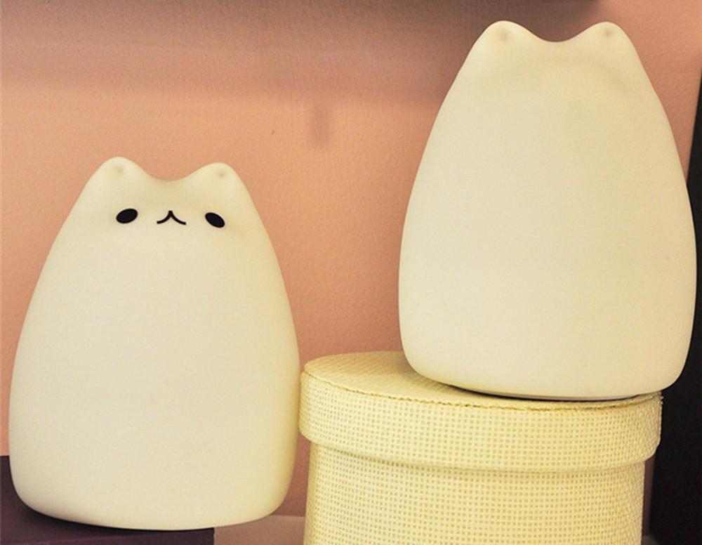 Cute lampe chat led rechargeable