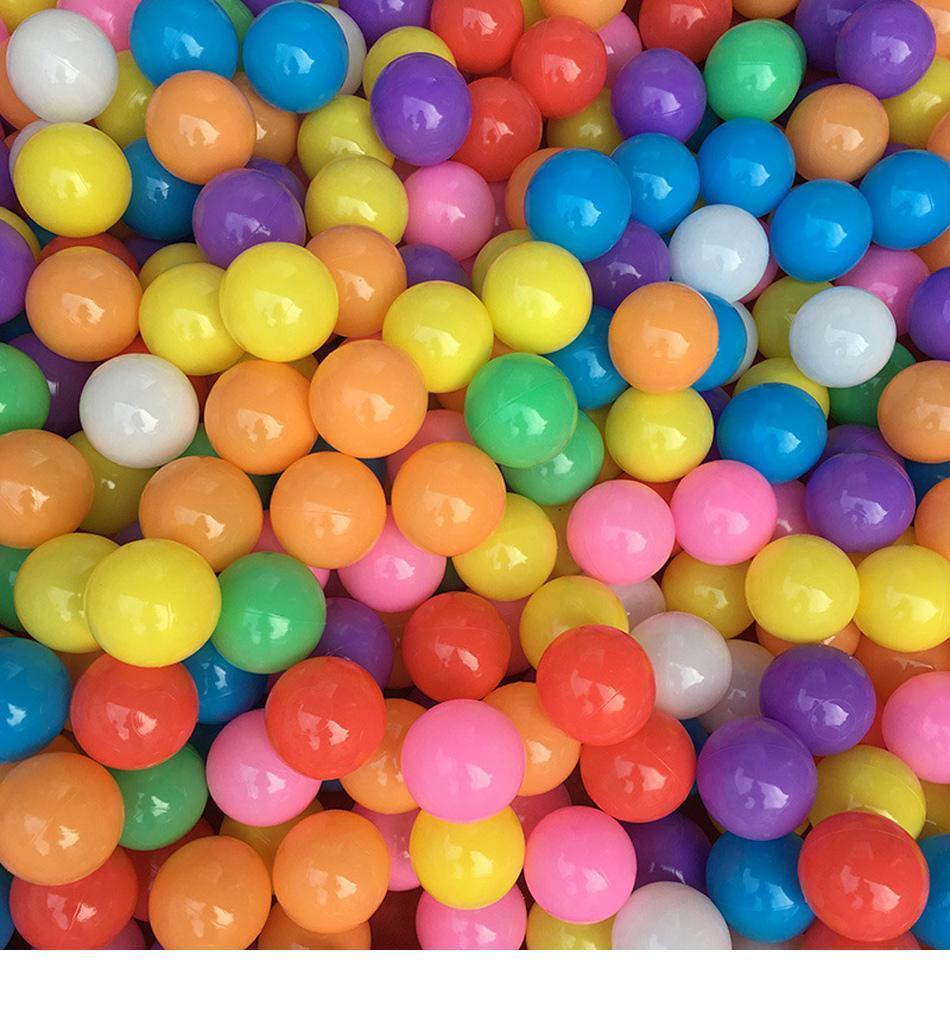 Lot de balles colorées ( 100 pièces )