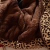 Cute Manteau léopard à capuche
