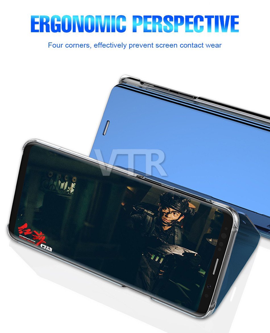 Smart étui miroir ultra-fin pour Samsung