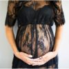 Robe de maternité sexy en dentelle