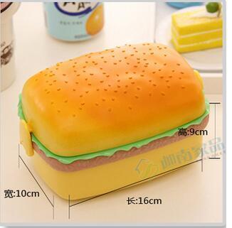 Boîte à Déjeuner en Forme de Hamburger