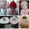Cute bonnet tricoté pour bébé