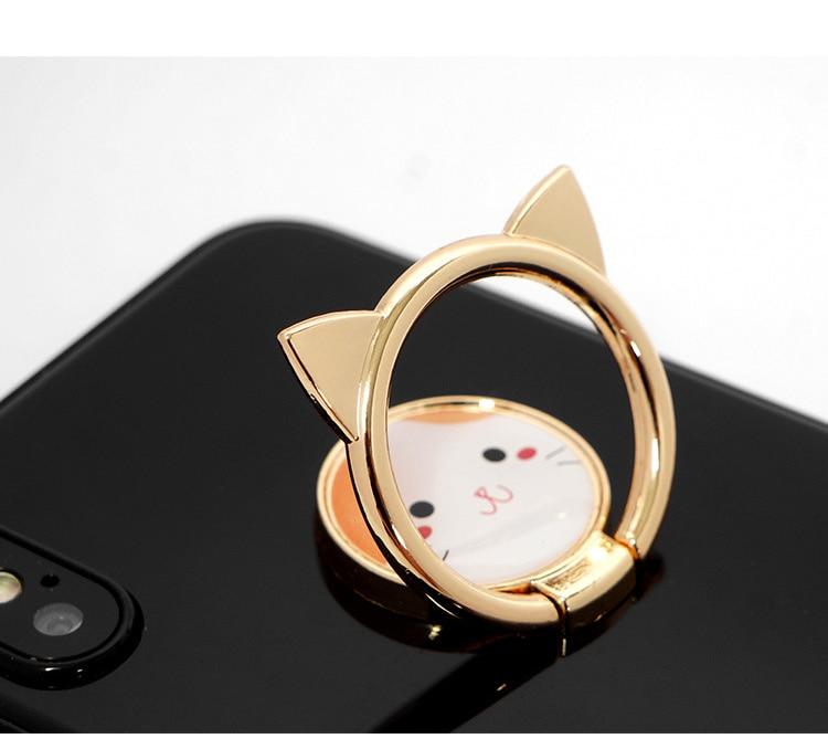 Cute anneau support chat pour Smartphones