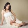 Puseky Maternity Dress For Photo Shooting Sleeveless Lace Maxi Dress Photography Props Stretch Vestidos Pregnant Dresses