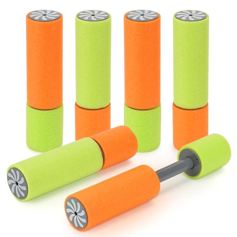 Lot De 4 Pistolets à Eau En Mousse – Couleurs Vives, Portée 8-12 M, Pour Piscine Et Plage