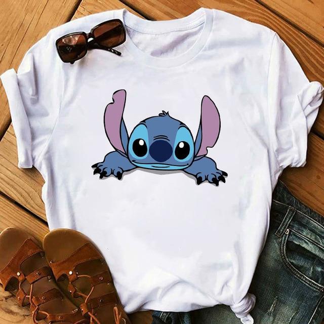 T-Shirt A Imprimé Lilo & Stitch