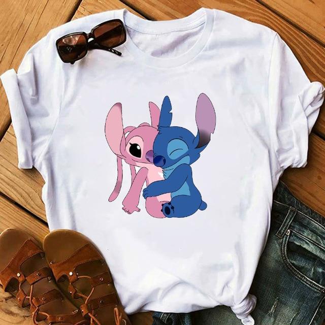 T-Shirt A Imprimé Lilo & Stitch