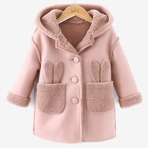 Magnifique Manteau Lapin Pour Fille