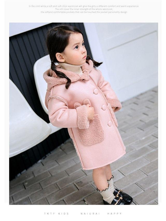 Magnifique Manteau Lapin Pour Fille